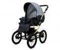 Kočík 3v1 BabyLux Margaret GOLD Magic Grey