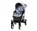 Kočík 2v1 BabyLux White Lux Sailor Blue