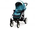 Kočík 2v1 BabyLux White Lux Malachit