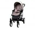 Kočík 2v1 BabyLux White Lux Coral Art