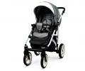 Kočík 2v1 BabyLux White Lux CARBON