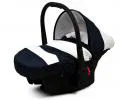 Kočík 3v1 BabyLux White Lux  Navy Blue
