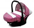 Kočík 3v1 BabyLux White Lux Dark Pink