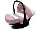 Kočík 4v1 BabyLux White Lux Sweet Pink