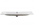 Zápustné keramické umývadlo FLY 120 cm, biela