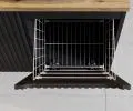 Kúpeľňová skrinka NOVA BLACK 40 cm s košom na bielizeň