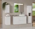 Skrinka NOVA WHITE 40 cm s košom na bielizeň