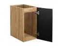 Kúpeľňová skrinka pod dosku LUXOR BLACK 30 cm