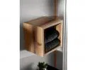 Kúpeľňový regál kocka NOVA OAK A 26.7x27.9cm