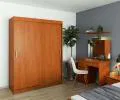 Šatníková skriňa s posuvnými dverami 150 cm MONO olcha