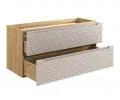 Kúpeľňová skrinka pod umývadlo OCEAN BEIGE 120 cm