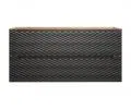 Kúpeľňová skrinka pod umývadlo OCEAN BLACK 120 cm