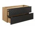 Kúpeľňová skrinka pod umývadlo OCEAN BLACK 120 cm