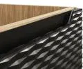 Kúpeľňová skrinka pod umývadlo OCEAN BLACK 120 cm