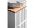 Kúpeľňová skrinka pod umývadlo NOVA WHITE 2S 50 cm