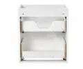 Kúpeľňová skrinka pod umývadlo NOVA WHITE 2S 50 cm