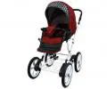 Kočík 2v1 BabyLux ROSSO OPTICAL CHILI