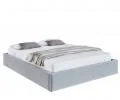 Čalúnená posteľ ORLANDO 120x200 Sivá Trinity s úložným priestorom kovový rošt