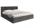 Čalúnená posteľ MIRAGE 120x200 Grafit Trinity s úložným priestorom kovový rošt