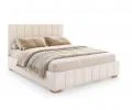 Čalúnená posteľ AUSTIN 120x200 cm Krémová Boucle s úložným priestorom kovový rošt
