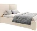 Čalúnená posteľ BRISTOL 160x200 Krémová Trinity s úložným priestorom kovový rošt