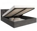 Čalúnená posteľ MIRAGE 180x200 Grafit Trinity s úložným priestorom kovový rošt