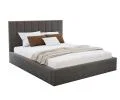 Čalúnená posteľ COLORADO 140x200 s kovovým zdvižným roštom Tmavo sivá
