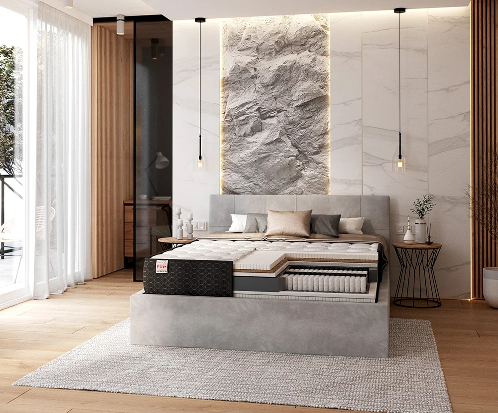Taštičkový matrac BRAVO CASHMERE 180x200cm 23cm