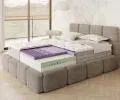 Penový matrac AVELLINO NANO JERSEY BORDER VISCO 140x200 cm 27 cm