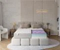 Penový matrac AVELLINO NANO JERSEY BORDER VISCO 180x200 cm 27 cm