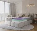 Penový matrac AVELLINO NANO JERSEY BORDER VISCO 180x200 cm 27 cm