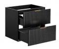 Kúpeľňová skrinka ADEL BLACK 60 cm + doska