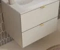 Kúpeľňová skrinka pod umývalo DALIA CASHMERE 60 cm / 2 zásuvky