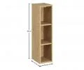 Kúpeľňový horný otvorený regál DUB CREMONA 20 cm