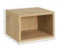 Kúpeľňový horný otvorený regál DUB CREMONA 30 cm