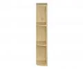 Kúpeľňový otvorený regál DUB CREMONA 15 cm