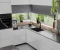 Granitový drez ELITE čierny + sifón čierny 70 x 50 x 21 cm
