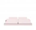Rozkladacia pohovka VISION RUŽOVÁ TRINITY 160x200cm