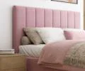 Čalúnená posteľ AUSTIN 180x200cm Ružová Paris s úložným priestorom kovový rošt