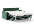 Rozkladacia pohovka VIBO ZELENÁ SZTRUKS 140x197cm