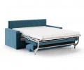 Rozkladacia pohovka VIBO MODRÁ SZTRUKS 140x197cm
