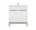Kúpeľňová skrinka BALI WHITE 80cm s umývadlom