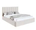 Čalúnená posteľ COLORADO 200x200 s kovovým zdvižným roštom KRÉMOVÁ