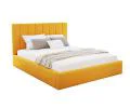 Luxusná posteľ COLORADO 120x200 s kovovým zdvižným roštom Žltá PARIS