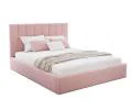 Luxusná posteľ COLORADO 180x200 s kovovým zdvižným roštom Ružová PARIS