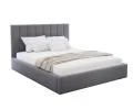 Luxusná posteľ COLORADO 140x200 s kovovým zdvižným roštom Sivá PARIS