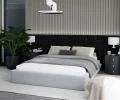 Čalúnená posteľ ORLANDO 90x200 Svetlosivá PARIS s úložným priestorom kovový rošt