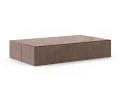 Rozkladacia pohovka TWIST HNEDÁ SZTRUKS 120x200