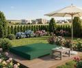 Rozkladacia pohovka AVIO GARDEN ZELENÁ vodeodoná 200x200