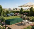 Rozkladacia pohovka AVIO GARDEN ZELENÁ vodeodoná 200x200